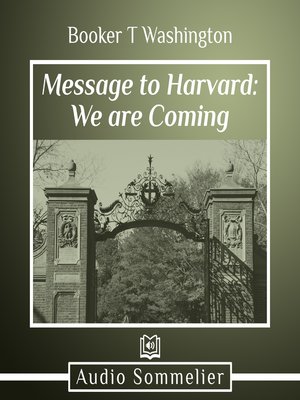cover image of Message to Harvard